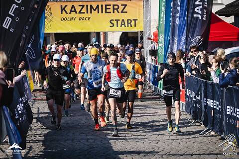Damian počas Kazimierz Dolny Race 2026